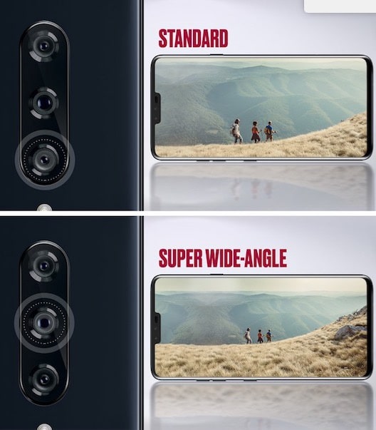 ejemplo camaras lg v40 thinq