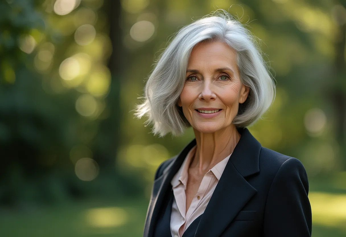 femme 60 ans coupe de cheveux