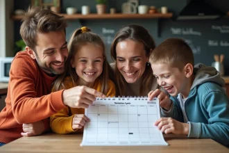 Famille française organise la semaine 2026 à la maison